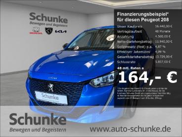SPOTICAR Peugeot 208 E- Active Pack Led Apple Carplay Android Auto Dab Gebraucht - Kleinwagen Elektro Blau - Aurich - 1201319109_1