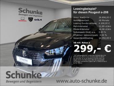 SPOTICAR Peugeot 208 E-208 Gt Elektromotor 136 360 Kamera Led Apple Carplay A Gebraucht - Kleinwagen Elektro Schwarz - Aurich - 1201115655_1