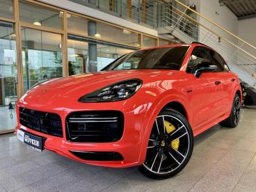 SPOTICAR Porsche Cayenne Turbo S E-hybrid, Sport-chrono, Pccb! Gebraucht - Suv Plug-in Hybrid Orange - Lilienthal - 1201359351_1