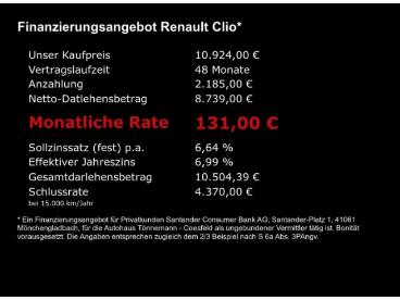 SPOTICAR Renault Clio V Experience+navi+sitzheizung+parkpilot Hi+led Lic Gebraucht - Kleinwagen Benzin Schwarz - Coesfeld - 1201305463_5