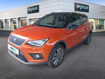 SPOTICAR Seat Arona Xcellence Tsi 1,0*ahk*led*shz*navi*business-paket Gebraucht - Kleinwagen Benzin Orange - Mannheim - 1201173127_1