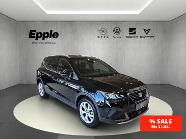 SPOTICAR Seat Arona Fr 1.0 Tsi Navi Led Klimaaut. Winterpaket Gebraucht - Kleinwagen Benzin Schwarz - Rutesheim - 1201290744_1