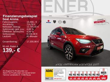 SPOTICAR Seat Arona 1.0 Tsi Fr Shz*navi*cam*allwetter*led Gebraucht - Kleinwagen Benzin Rot - Berlin - 1201351297_2