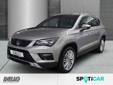 SPOTICAR Seat Ateca Xcellence 1.4 Tsi Panoramadach Ahk Schwenkbar Klim Gebraucht - Suv Benzin Beige - Hamburg - 1201214162_1