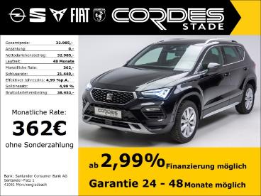 SPOTICAR Seat Ateca Xperience Automatik Allwetter Ahk Kamera (122) Gebraucht - Suv Diesel Schwarz - Stade - 1201270226_1