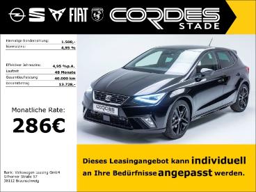 SPOTICAR Seat Ibiza Fr Black Edition 1.0 Tsi Automatik Navi Kamera (nw Gebraucht - Kleinwagen Benzin Schwarz - Stade - 1201132170_1