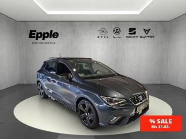 SPOTICAR Seat Ibiza Black Edition 1.5 Tsi Panorama Navi Sound Gebraucht - Kleinwagen Benzin Grau - Rutesheim - 1201307486_1
