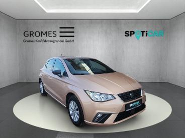 SPOTICAR Seat Ibiza Xcellence 1.0 Tsi Navi Apple Carplay Android Auto Gebraucht - Kleinwagen Benzin Beige - Wartenberg - 1201337046_1