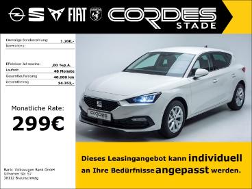 SPOTICAR Seat Leon Road Edition Dsg, Pdc Navi Kamera, Kessy, Shz (nw5 Gebraucht - Limousine Benzin Weiß - Stade - 1201157469_1
