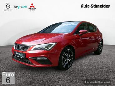 SPOTICAR Seat Leon 2.0 Tdi Fr Pdc Shz Kamera Hgsd Navi Ahk Led Gebraucht - Limousine Diesel Rot - Heilbronn - 1201354993_1