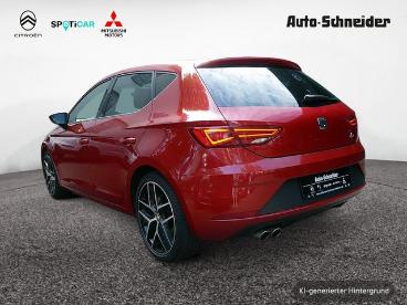 SPOTICAR Seat Leon 2.0 Tdi Fr Pdc Shz Kamera Hgsd Navi Ahk Led Gebraucht - Limousine Diesel Rot - Heilbronn - 1201354993_5