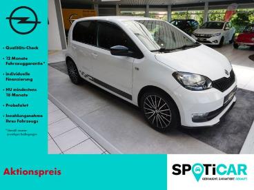 SPOTICAR Skoda Citigo Monte Carlo Klimaautomatik, Sitzheizung Gebraucht - Kleinwagen Benzin Weiß - Dresden - 1201176446_1