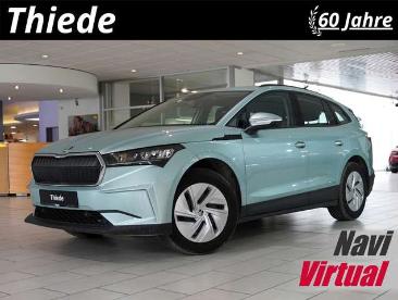 SPOTICAR Skoda Enyaq Iv 50 Loft 55kwh Navi/led/virt./sh/sport/dab+ Gebraucht - Geländewagen Elektro Silber - Schöningen - 1201358228_1