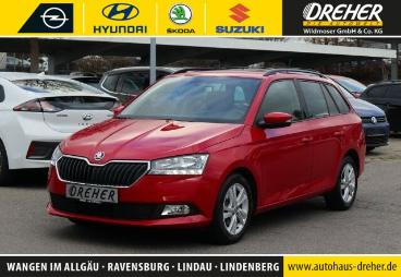 SPOTICAR Skoda Fabia Combi 1.0 Tsi Ambition Autom./sitzhzg./lm Gebraucht - Kleinwagen Benzin Rot - Wangen Im Allgäu - 1201211349_1