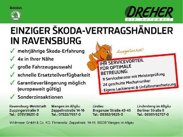 SPOTICAR Skoda Fabia Combi 1.2l Tsi Ambition Autom./ahk/pdc/ Bc Gebraucht - Kleinwagen Benzin Rot - Wangen Im Allgäu - 1201225594_3