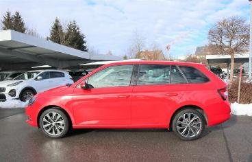 SPOTICAR Skoda Fabia Combi 1.2l Tsi Ambition Autom./ahk/pdc/ Bc Gebraucht - Kleinwagen Benzin Rot - Wangen Im Allgäu - 1201225594_4