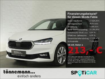 SPOTICAR Skoda Fabia Style Tsi Dsg+ahk+sitzheizung+frontkamera+parkpilo Gebraucht - Kleinwagen Benzin Weiß - Coesfeld - 1201240366_1