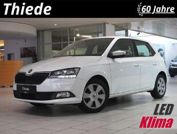 SPOTICAR Skoda Fabia 1.0 Active 5-tur Led/klima/usb/nebel/bt Gebraucht - Kleinwagen Benzin Weiß - Schöningen - 1201356509_1