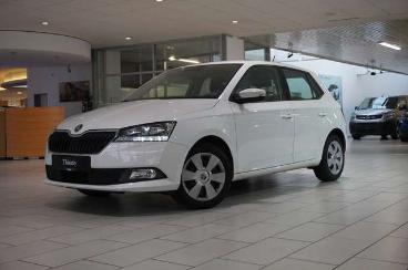 SPOTICAR Skoda Fabia 1.0 Active 5-tur Led/klima/usb/nebel/bt Gebraucht - Kleinwagen Benzin Weiß - Schöningen - 1201356509_3