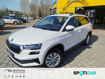SPOTICAR Skoda Karoq Fresh, Ahk,sh,lh,pdc+kamera, 4 Jahre Garantie Sele Gebraucht - Suv Benzin  - Oschersleben - 1201168185_1