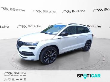 SPOTICAR Skoda Karoq Sportline 4x4 2.0 Tsi Ahk*canton-sound*360° Gebraucht - Suv Benzin Weiß - Bad Belzig - 1201212439_1