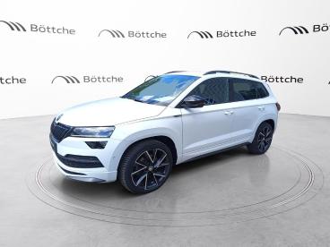 SPOTICAR Skoda Karoq Sportline 4x4 2.0 Tsi Ahk*canton-sound*360° Gebraucht - Suv Benzin Weiß - Bad Belzig - 1201212439_2