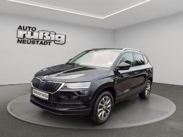 SPOTICAR Skoda Karoq Clever 1.5 Tsi Dsg,navi,led,1h.shz Gebraucht - Suv Benzin Schwarz - Neustadt In Sachsen - 1201235383_1
