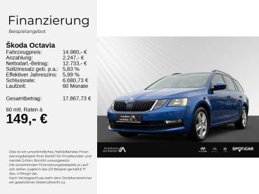 SPOTICAR Skoda Octavia Combi 1.5 Tsi Act Ambition+pdc+shz+play+ Gebraucht - Kombi Benzin Blau - Berlin - 1201185787_2