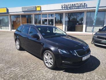 SPOTICAR Skoda Octavia 1,0 Tsi, Clever - Ahk, Sitzheizung, Dab+, Navi Gebraucht - Kombi Benzin Schwarz - Wolgast - 1201273814_1