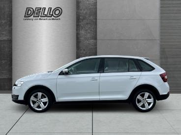 SPOTICAR Skoda Rapid Spaceback Scoutline Tsi Klima Allwetterreifen Gebraucht - Limousine Benzin Weiß - Parchim - 1201291923_2