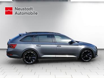 SPOTICAR Skoda Superb Sportline Combi 4x4 Automatik Anhangerkupplung Gebraucht - Limousine Diesel Grau - Elsterwerda - 1201274157_5