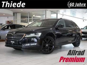 SPOTICAR Skoda Superb Combi 2.0d Premium 4x4 Navi/led/360°/ahk Gebraucht - Limousine Diesel Schwarz - Schöningen - 1201290262_1