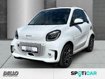 SPOTICAR Smart Fortwo Cabrio Ruckfahrkamera Jbl-sound Sitzheizung Leder Gebraucht - Kleinwagen Elektro Weiß - Schwerin - 1201269758_1
