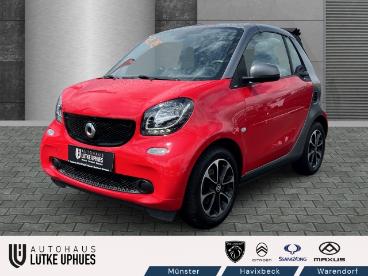 SPOTICAR Smart Fortwo Turbo Cabrio Leder Klimaautom Shz Temp Gebraucht - Kleinwagen Benzin Rot - Münster - 1201270284_1