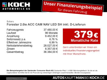 SPOTICAR Subaru Forester 2.0ie Acc Cam Nav Led Sh Inkl. D-lieferun Forester Gebraucht - Suv Hybrid Silber - Berlin - 1201273418_2