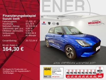 SPOTICAR Suzuki Swift Comfort+ Hybrid Keyless*led*totwinkel*pdc Gebraucht - Kleinwagen Benzin Blau - Berlin - 1201271670_2