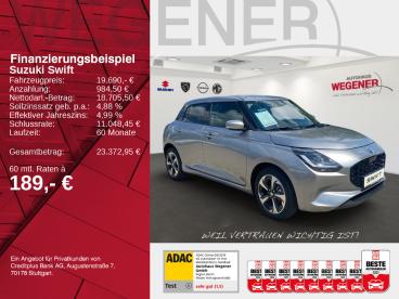 SPOTICAR Suzuki Swift Comfort+ Hybrid - Shz Cam Acc Navi Carplay Gebraucht - Kleinwagen Benzin Silber - Berlin - 1201272075_2