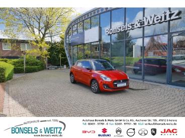 SPOTICAR Suzuki Swift Comfort+ Hybrid Navi Led Klimaautom Acc Dab Shz Ke Gebraucht - Kleinwagen Benzin Rot - Erkelenz - 1201273042_1
