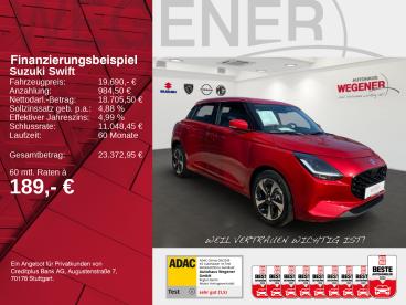 SPOTICAR Suzuki Swift Comfort+ Hybrid - Shz Cam Acc Navi Carplay Gebraucht - Kleinwagen Benzin Rot - Berlin - 1201282360_2