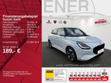 SPOTICAR Suzuki Swift Comfort+ Hybrid Led+acc+navi+kam+sitzhz+++ Gebraucht - Kleinwagen Benzin Weiß - Berlin - 1201282597_2