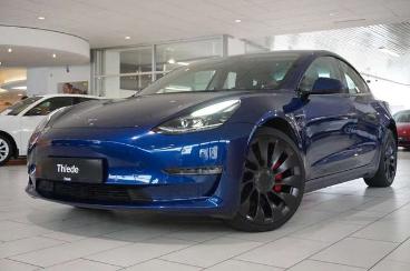 SPOTICAR Tesla Model 3 Performance Dual-motor Navi/led/kamera Gebraucht - Limousine Benzin Blau - Schöningen - 1201188188_3