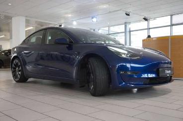 SPOTICAR Tesla Model 3 Performance Dual-motor Navi/led/kamera Gebraucht - Limousine Benzin Blau - Schöningen - 1201188188_5