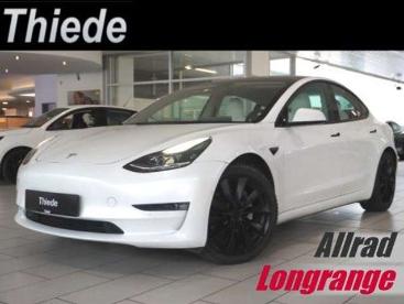 SPOTICAR Tesla Model 3 Longrange Dual-motor Navi/kamera/sh/ahk Gebraucht - Limousine Benzin  - Schöningen - 1201203824_1