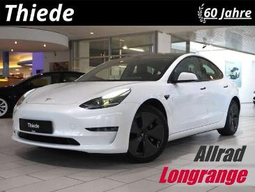 SPOTICAR Tesla Model 3 Longrange Dual-motor Navi/kamera/dab/shz Gebraucht - Limousine Elektro Weiß - Schöningen - 1201250402_1