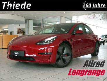 SPOTICAR Tesla Model 3 Longrange Dual-motor Navi/kamera/pano/sh Gebraucht - Limousine Elektro Rot - Schöningen - 1201278724_1