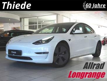 SPOTICAR Tesla Model 3 Longrange Dual-motor Navi/kamera/pano/sh Gebraucht - Limousine Elektro Weiß - Schöningen - 1201278752_1
