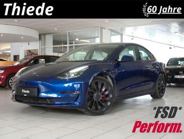 SPOTICAR Tesla Model 3 Performance Dual-motor Navi/led/amd/fsd Gebraucht - Limousine Elektro Blau - Schöningen - 1201280230_1