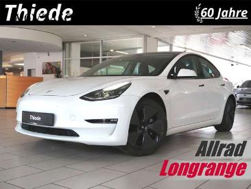 SPOTICAR Tesla Model 3 Longrange Dual-motor Navi/kamera/dab/amd Gebraucht - Limousine Elektro Weiß - Schöningen - 1201280239_1