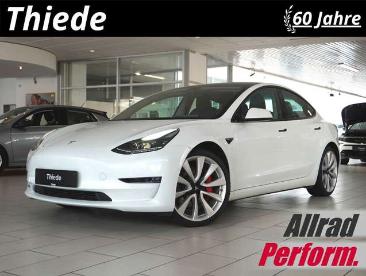 SPOTICAR Tesla Model 3 Performance Dual-motor Navi/led/dab/amd Gebraucht - Limousine Elektro Weiß - Schöningen - 1201295336_1