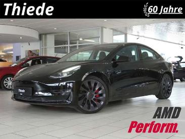 SPOTICAR Tesla Model 3 Performance Dual-motor Navi/sport/sh/amd Gebraucht - Limousine Elektro Schwarz - Schöningen - 1201341687_1